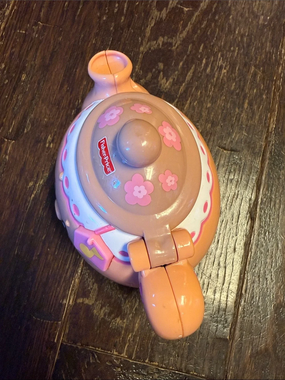 Fisher-Price Pink Smiling Tea Pot Musical Toy
